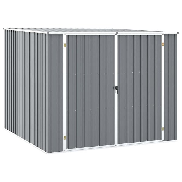 vidaXL Abri de jardin Gris 195x198x159 cm Acier galvanisé