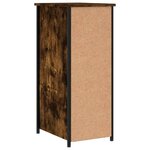 vidaXL Table de chevet chêne fumé 32x42x80 cm bois d'ingénierie