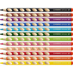 Etui de 12 Crayons de couleur EASYcolors Start ergonomique pour Droitier STABILO