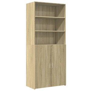 vidaXL Buffet haut chêne sonoma 80x42 5x185 cm bois d'ingénierie