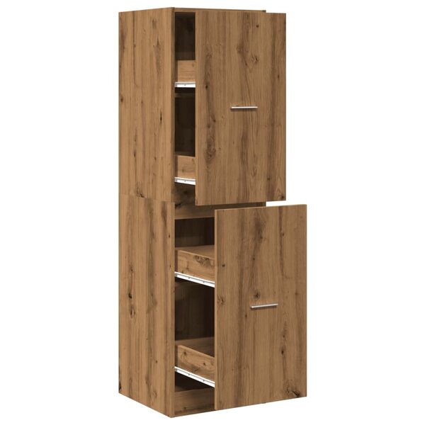 vidaXL Armoire d'apothicaire chêne artisanal bois d'ingénierie