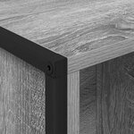 vidaXL Bibliothèque Gris Sonoma 99 5 x 30 x 108 5 cm Bois d'ingénierie