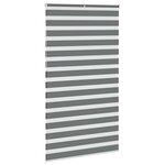 vidaXL Store zèbre gris foncé largeur du tissu 115 9 cm polyester
