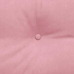 vidaXL Coussin de Dos Rose 120 x 24 x 50 cm Velours