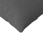 vidaXL Coussins de canapé 2 Pièces Gris foncé 200 x 40 cm