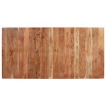 vidaXL Table de salle à manger 160x80x76 cm Bois d'acacia solide