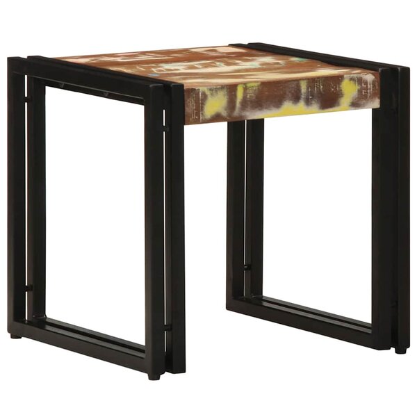 vidaXL Table basse 40 x 40 x 38 cm bois de récupération massif