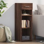 vidaXL Buffet chêne marron 30x42 5x93 cm bois d'ingénierie