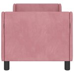vidaXL Cadre de lit pour tout-petit avec tête de lit Rose 70 x 140 cm