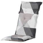 Madison coussin de chaise à dossier haut triangle 123x50 cm gris