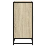 vidaXL Buffet chêne sonoma 134x35x76 cm bois d'ingénierie