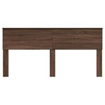 vidaXL Tête de lit Chêne brun 180 cm Bois d'ingénierie