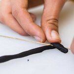 DIY encens - 100 Bâtonnets nus en bambou + Poudre Patchouli Tendre et poudre de finition