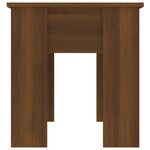 vidaXL Table basse Chêne marron 101x49x52 cm Bois d'ingénierie