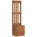 vidaXL Portemanteau SANDNES 45x40x159 5 cm bois massif pin