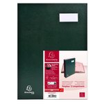 Parapheur Direction Dos A Soufflets - 12 Compartiments - Vert - Exacompta