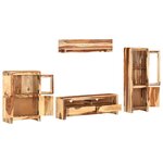 Vidaxl ensemble de meuble tv 4 pcs bois solide