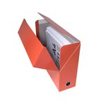 Boite Transfert Dos 90mm Iderama - Rouge - X 5 - Exacompta