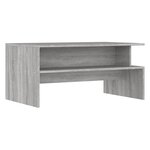 vidaXL Table basse sonoma gris 90x55x42 5 cm bois d'ingénierie