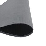 vidaXL Tapis rond gris 80 cm bambou