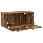 vidaXL Meuble mural Bois ancien 80 x 36.5 x 35 cm Bois d'ingénierie