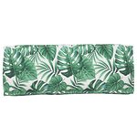 vidaXL Coussin de palette pour le dossier - Motif Feuille  120 x 40 x 12 cm  tissu Oxford.