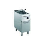 Friteuse professionnelle sur coffre - 14 litres - 8 7 kw - combisteel -  - acier inoxydable14 400x700x850mm