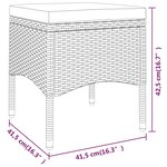 vidaXL Salon de jardin 5 Pièces Résine tressée Marron