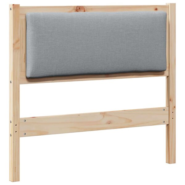 vidaXL Tête de lit Autre Marron 90 cm Bois massif en pin