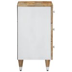 vidaXL Table de chevet 50x33x60 cm bois de manguier massif