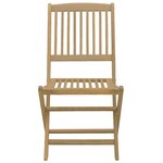 vidaXL Chaises de jardin pliantes lot de 8 48 5x57x90 cm bois d'acacia