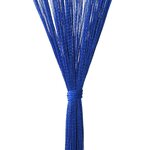 vidaXL Rideau en fils 2 Pièces 140 x 250 cm Bleu