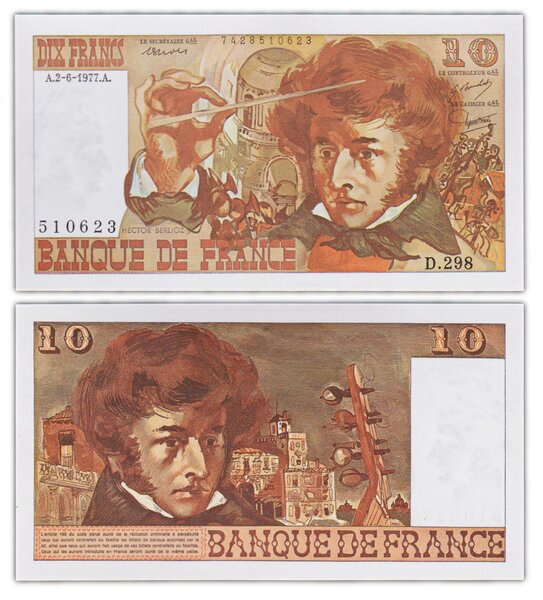 Billet de Collection 10 Francs 1977 France - Berlioz - Neuf - P150c
