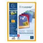Protège-documents PP Semi Rigide Kreacover® 60 vues - A4 - Coloris Aléatoire EXACOMPTA