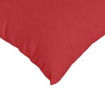 vidaXL Coussins de canapé 2 Pièces Rouge 45 x 45 cm tissu