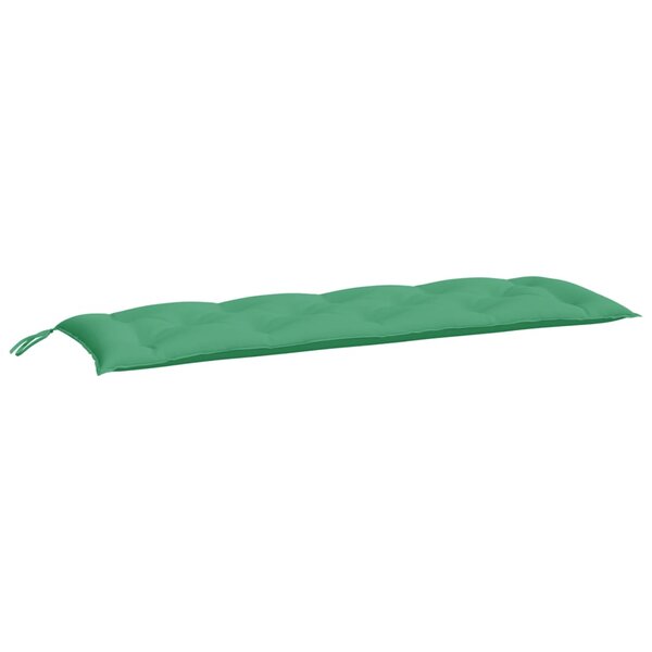 vidaXL Coussin de banc de jardin vert 150x50x7 cm tissu oxford