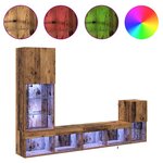 vidaXL Meubles TV muraux Montage mural Bois Ancien Bois d'ingénierie