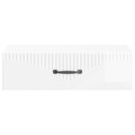vidaXL Table d'appoint murale 59 x 34 5 x 17 cm Bois d'ingénierie