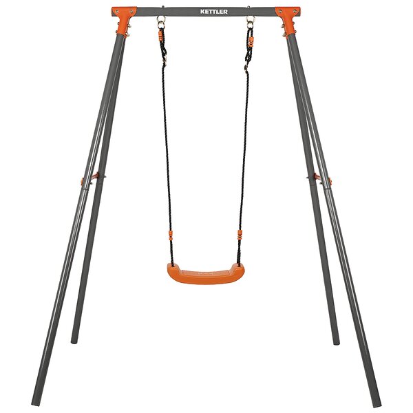 Portique balancoire enfant orange