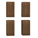 vidaXL Meubles TV 4 Pièces Chêne marron 30 5x30x60 cm Bois d'ingénierie