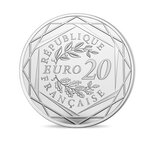 Monnaie 20€ argent marianne fraternité 2019