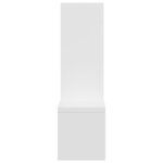 vidaXL Étagères murales 2 Pièces blanc 50x15x50 cm bois d'ingénierie