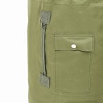 vidaXL Sac de sport style militaire 85 L Vert olive