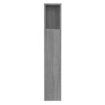 vidaXL Armoire de tête de lit Sonoma gris 100x18 5x102 5 cm