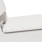 vidaXL Chaise de jardin blanc 60x64x70 5 cm bois de pin massif