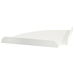 vidaXL Étagère flottante avec étagère 2 Pièces Blanc 24 x 24 x 2 cm