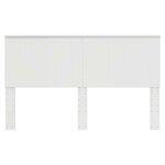 vidaXL Tête de lit Blanc Brillant 160 cm Bois d'ingénierie