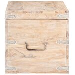 vidaXL Coffre 90x40x40 cm Bois d'acacia solide