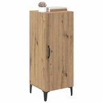 vidaXL Buffet Chêne artisanal 34 5 x 34 x 90 cm Bois d'ingénierie