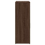 vidaXL Buffet chêne marron 60x30x84 cm bois d'ingénierie